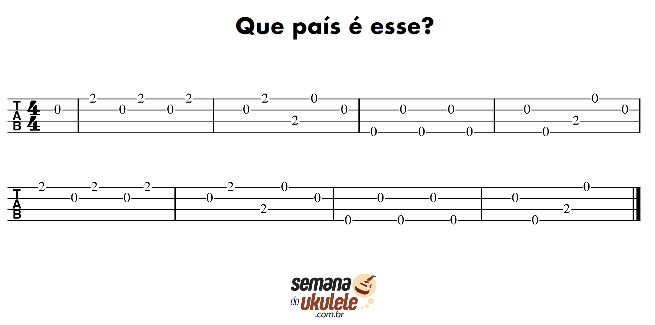 Cifra Ukulele: Será – Legião Urbana