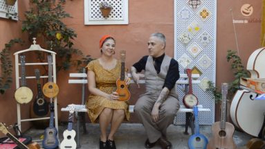 Colecao de ukuleles vintage de Ana Bandarra